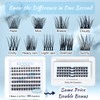 Lash Clusters 84 Pcs Cluster Lashes Eyelash Clusters DIY Cluster