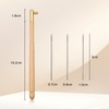 BRBASAP Tambour Embroidery Hook Needle Kit Beading Tool with 3