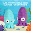 Crochet Kit for Beginners – Squid Family Plush Set with