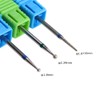 3PCS Cuticle Clean Carbide Nail Drill Bit Diamond Rotary Burrs