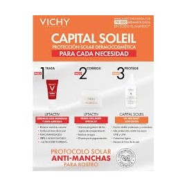 VICHY Kit Capital Soleil UV Age Daily Con Color 40 ml + Mini Liftactiv Creme Collagen Specialist 15 ml + Mini Liftactiv B3 Serum 5 ml