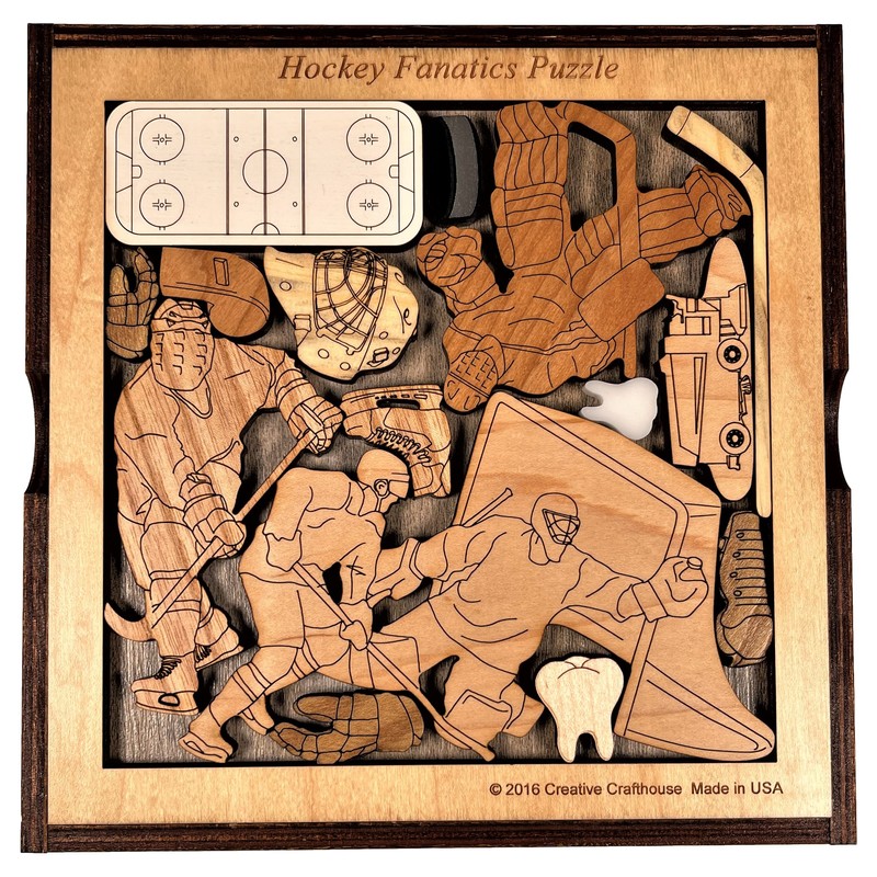 Ice Hockey Fanatics Puzzle – Artistic & Challenging Brain Teaser