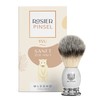 WLDOHO Vegan Shaving Brush with Wooden Handle Made of High-Quality