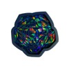 HUANIZI Holographic Coaster Mold for Resin Casting Silicone Resin Coaster