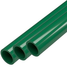 FORMUFIT Furniture Grade PVC Pipe, 40", 1/2" Size, Green (3-Pack)