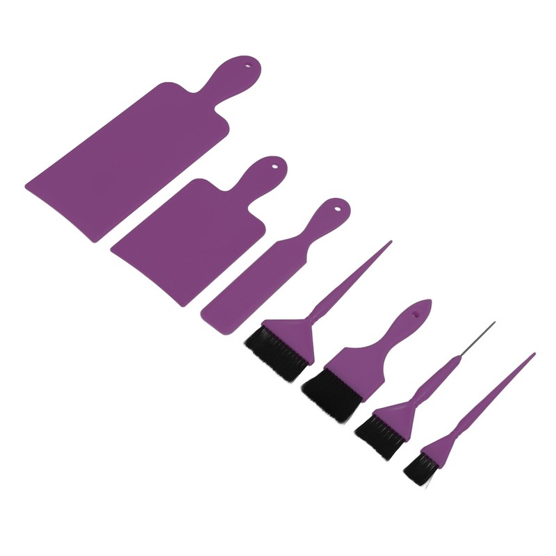7pcs Hair Dye Tool Set Balayage Board Coloring Brush Hair