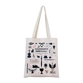 MNIGIU Book Inspired Gift Book Tote Bag Book Merch for Bookish (First Tote)