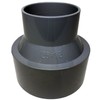 TOEIL DVDS_12575 DV Fitting, Different Diameter Socket, 4.9 x 3.0 inches (125 x 75 mm)