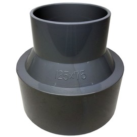 TOEIL DVDS_12575 DV Fitting, Different Diameter Socket, 4.9 x 3.0 inches (125 x 75 mm)