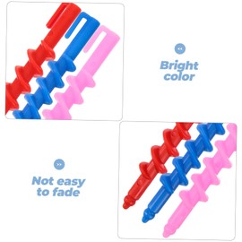 FRCOLOR 20pcs Spiral Perm Tool Hair Roller Curly Hair Curling Wand Suits for Women Curling Iron Perm Rods for Curling Perm Rod Roller Spiral Curl Rods Curlers Plastic Miss Small