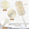 Sunnyray 4 Pack Back Scrubber for Shower and Shower Loofah