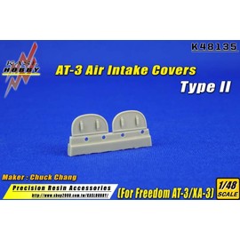 KASL Hobby 1/48 Intake Cover Type 2 for AT-3 (For Freedom Models) Plastic Model Parts KSL48135