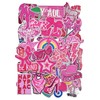 Iron On Patches, 45Pcs Pink Preppy Western Cow Girls Iron