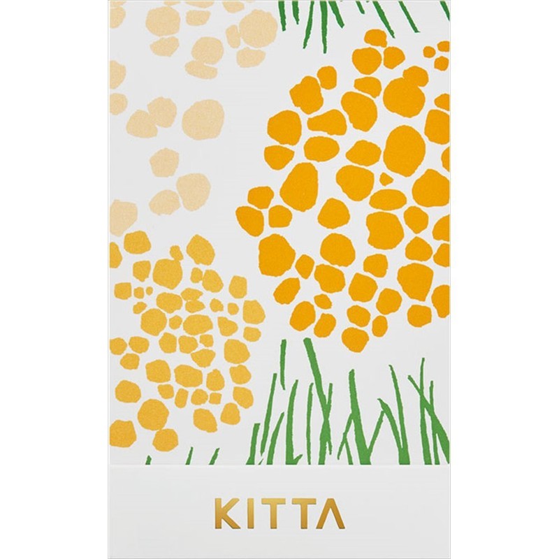 King Jim KIT022 Masking Tape, Chisaku Holdable Kitta (Furawa-2)