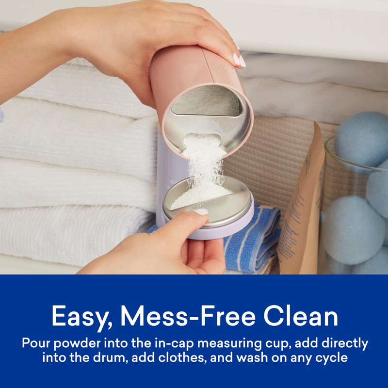 BLUELAND Oxi Laundry Booster Powder Refill 2-Pack, Fragrance Free &