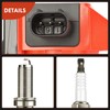 A-Premium (Red) Set of 8 Ignition Coil Pack and Iridium
