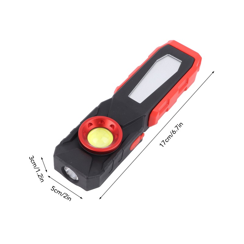 Rechargeable Work Light with Magnets and Foldable Hooks Flexible 2000mah