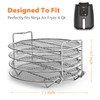 SICHEER Dehydrator Rack Stainless Steel Stand Accessories Compatible with Ninja