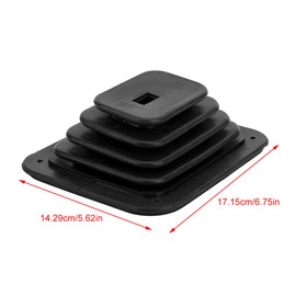 Gear Stick Gaiter for Automatic Transmission, Dust Cover for Gear Shift Lever Rubber, Gear Panel Dust Cover, 5 5/8 Inch X 6 3/4 Inch, Manual, Automatic