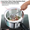 HAWKINS Triply Stainless Steel Pressure Cooker, Inner Lid Induction Cooker,