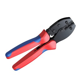 VIVIIHOO Solar Crimping Pliers, Slocable Solar PV Connector, PV Crimper 26-10 AWG Ratchet Connection, MC4 Hand Crimping Tool for 2.5-6 mm2 Solar Panel PV Cable