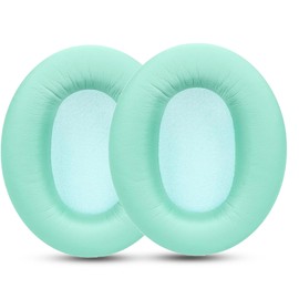 ACCIUK Replacement Ear Pads, Compatible with Edifier W820NB Headphones. New Soft Protein Leather Combined with high-Density Memory Foam, 1 Pair of Replacement Ear Pads (Turquoise)