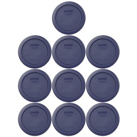 Pyrex 7202-PC 1 Cup Dark Blue Storage Lid for Glass Bowls (10, Dark Blue)
