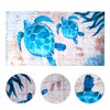 Bojueshaw Large Microfiber Beach Towels,Turtle Pattern Beach Towels,Lightweight Quick Dry