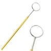AAProTools Gold Plated Mouth Mirror Periodontal Dental Mirror Magnifying Artificial