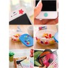 yueton 18 Sheets Colorful Heart Shape, Round Dots and Star