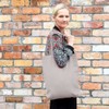 Augbunny 100% Cotton Canvas Shopping Tote Bag Grocery Bag 4-pack