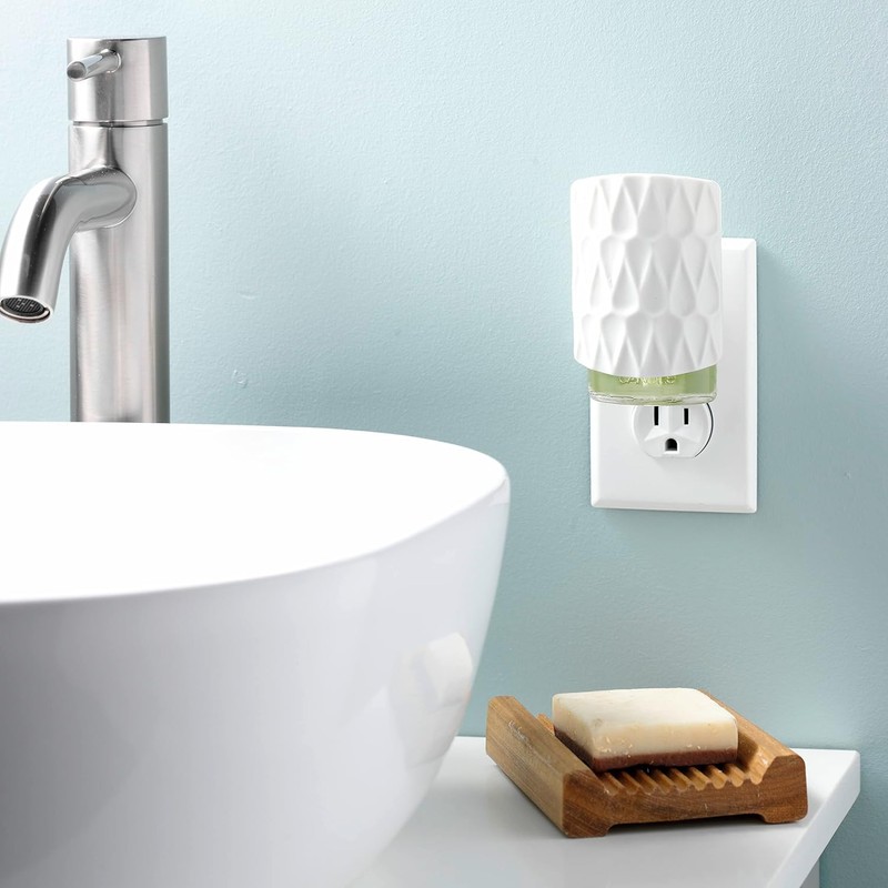 Yankee Candle ScentPlug Diffuser, Organic Pattern White, 1 CT