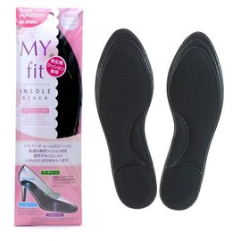 Columbus Memory Foam Cushion, Antibacterial Insole, My Fit Insole, Women's, Black, One Size Fits Most, 8.7 - 9.6 inches (22.0 - 24.5 cm)