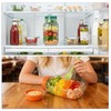 2 PCS Portable Salad Jar with Side Opening Leakproof, On