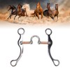 Horse Snaffle Bit Stainless Steel Rose Gold Plated Horse Gag