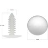 1" Vapor Barrier Christmas Tree Fasteners for Crawlspace Moisture Barrier