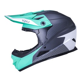 Kali Protectives Zoka Youth Full Face Cycling Helmet – Dash Matte Seafoam/Grey, Size Large – Mountain Bike & BMX Protection