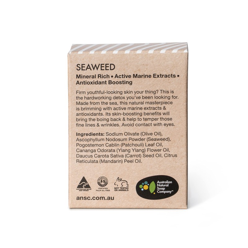 Australian Natural Soap Company Seaweed Detoxifying Cleanser 100g