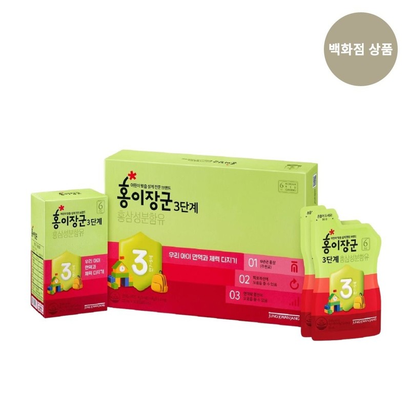 Jeonggwanjang General Hongi Stage 3 (20ml*30 packets) / 홍이장군 3단계(20ml*30포)
