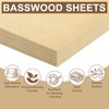 LANIAKEA 6PCS Basswood Sheets 1/4"x 12"x 18" Basswood Plywood Sheets