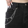 Tgirls Hip Hop Pants Chain Goth Jean Chains Star Punk