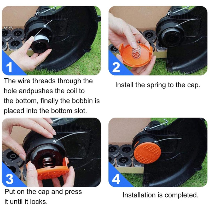 SEIWEI (12 Coils + 2 Lids + 2 Springs) Replacement