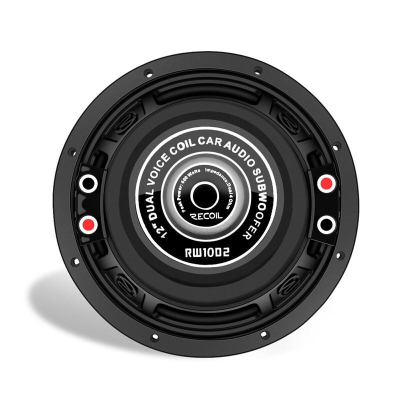Recoil RW10D2 Echo Series 10 Inch 500 Watts Power Car