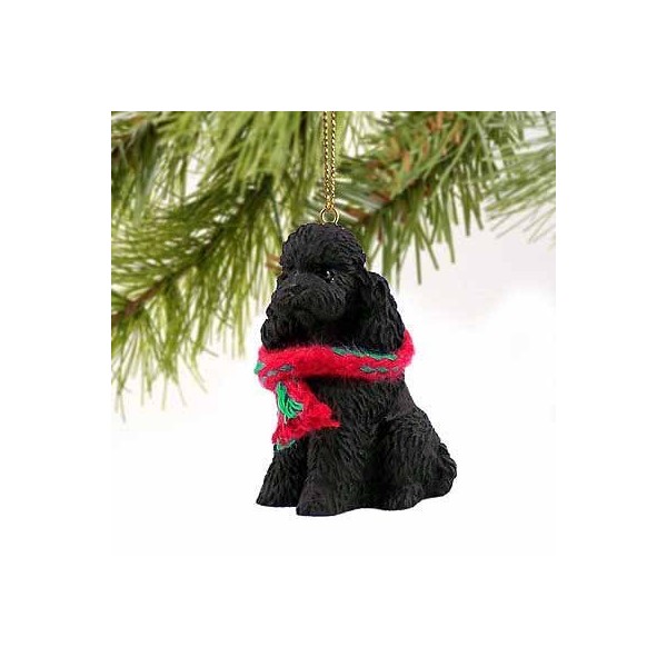 Conversation Concepts Poodle Sportcut Miniature Dog Ornament - Black