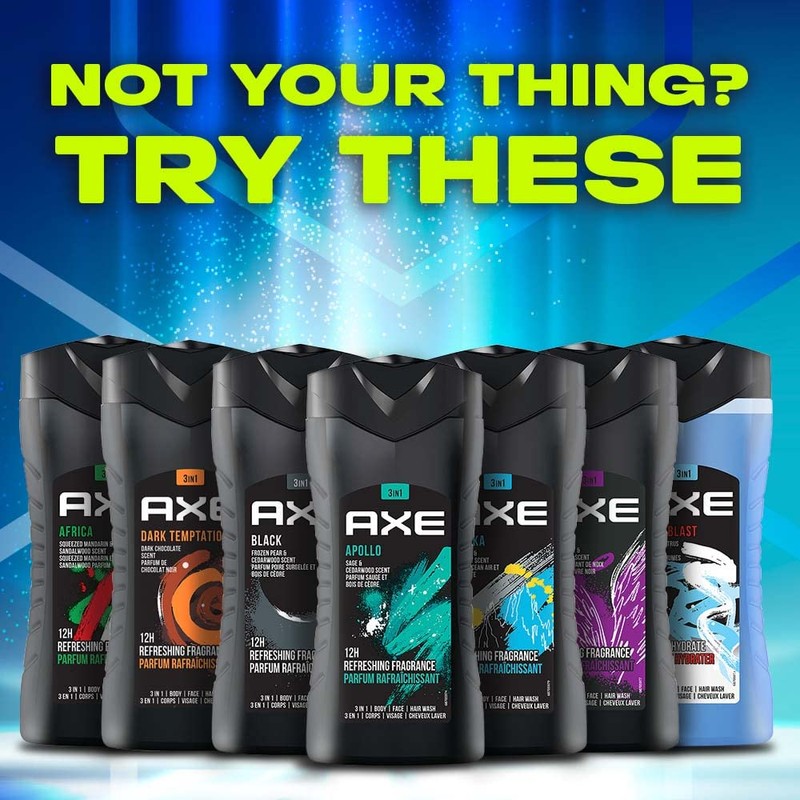 Axe Men's Apollo 3-in-1 Sage & Cedarwood Scent Face Hair