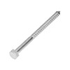 304 Stainless Steel Half Thread Bolt Wood Hex Lag Screws