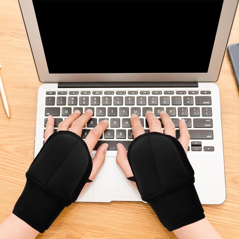 2 Pack Weighted Gloves for Tremors,Adjustable Hand Stability Aid