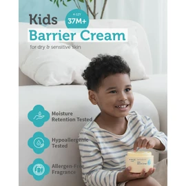 GOONGBE Kids Barrier Moisturizing Cream 180ml – Ceramide NP & 1% Panthenol Repair Cream for Dry Sensitive Skin (Face & Body)