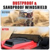 XATVXUTV Front Half Windshield for Pioneer 1000 16-25, Dark Tinted