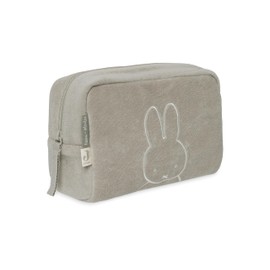 Jollein Frottee Windeltasche - Miffy, Olive Green - Windeletui - Kosmetiktasche - Organizer - Olivgrün